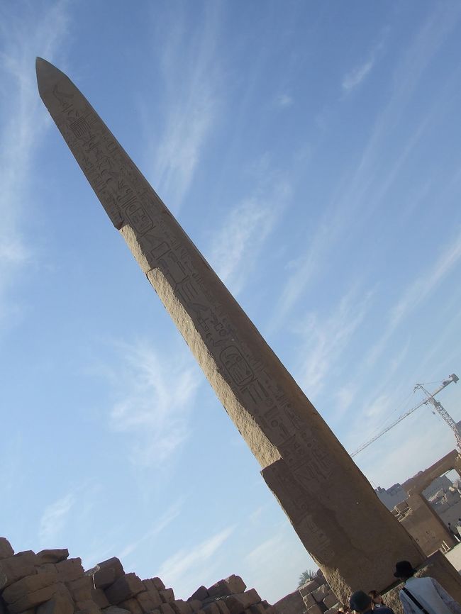 ルクソール神殿にあったオベリスク。