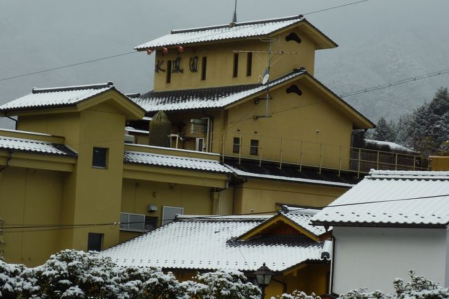 周囲もこんな雪景色でした。<br /><br />山の方は真っ白でしたねぇ^^;