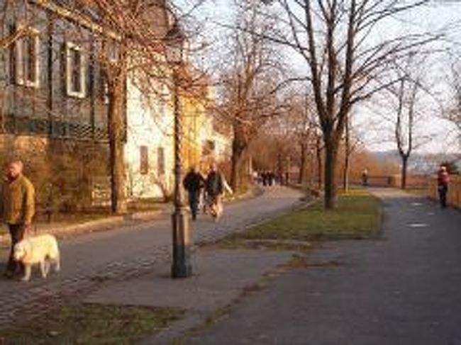 ここは王宮の裏側にある歩道。