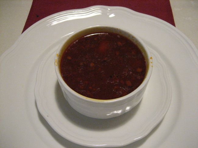 グヤーシュ<br />このあとオーストリアでもチェコでもよく食べましたが、ここのが一番おいしかったです。