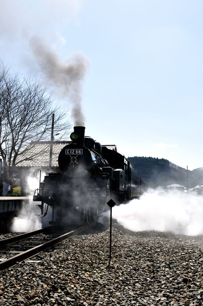 SLの旅シリーズ第2回目, 茨城県の下館駅-栃木県の茂木駅間を