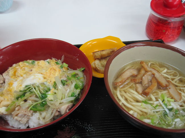 旦那が頼んだそばセット。600円。