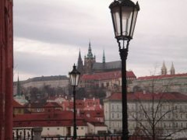 モルダウ川近くで撮影した1枚。<br />ものすごいテンション高かった(笑)