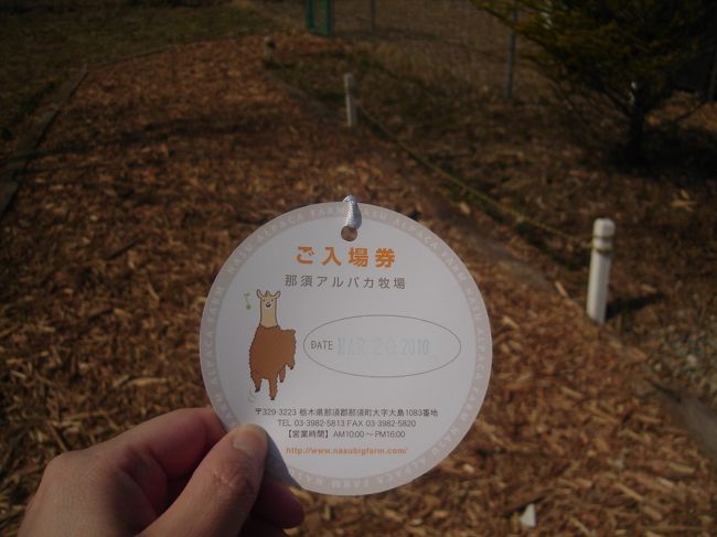 入場券もちょっとカワイイ。<br /><br />道にはチップが敷いてあるので歩き易い。