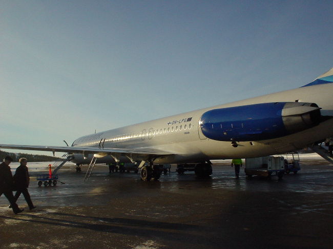 イヴァロからヘルシンキへフィンランド航空で向かいます。