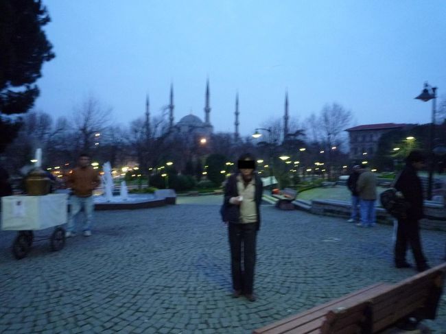 私も記念に主人に写してもらったがピンボケ。<br />でも記念になるから残しておこう。<br />イスタンブール２３時５５分発---関空３月８日１７時５５分着。関空発リムジンバス１９時２０分発で香川に戻った。<br />お腹も壊さずに帰って来れて良かった。