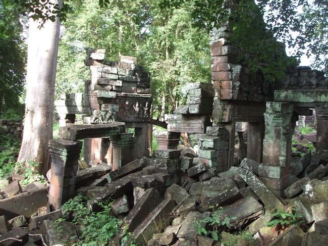 修復を待つ遺跡たち。