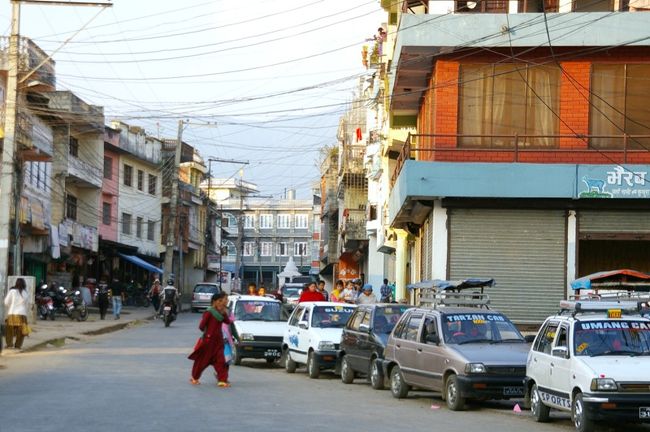 ポカラのオールドバザール