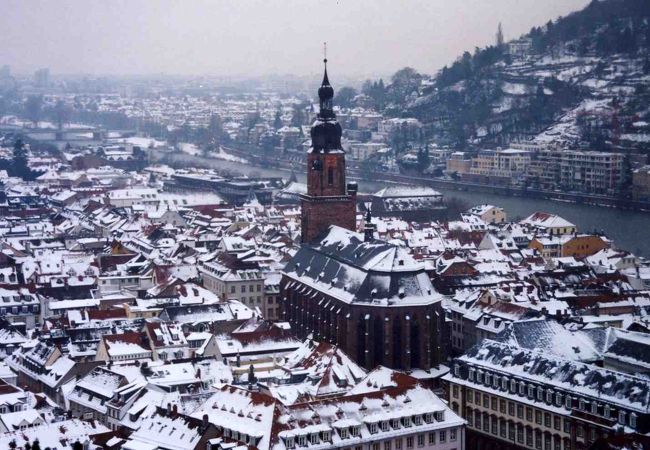 ハイデルベルク城からの景色。