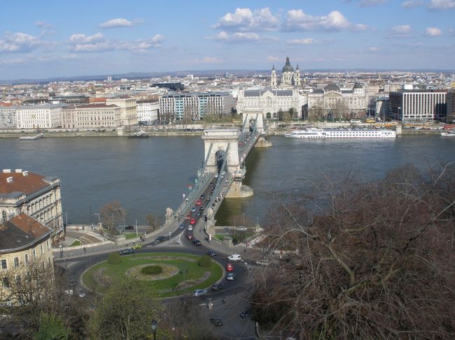 くさり橋を見下ろせます