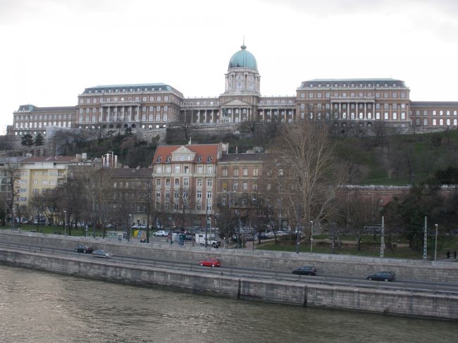 くさり橋の上から