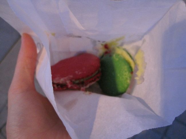 キラキラエッフェルを見るために<br />麓のシャン・ド・マルス公園でスタンバイ！<br /><br />潰れたマカロン食べながら。