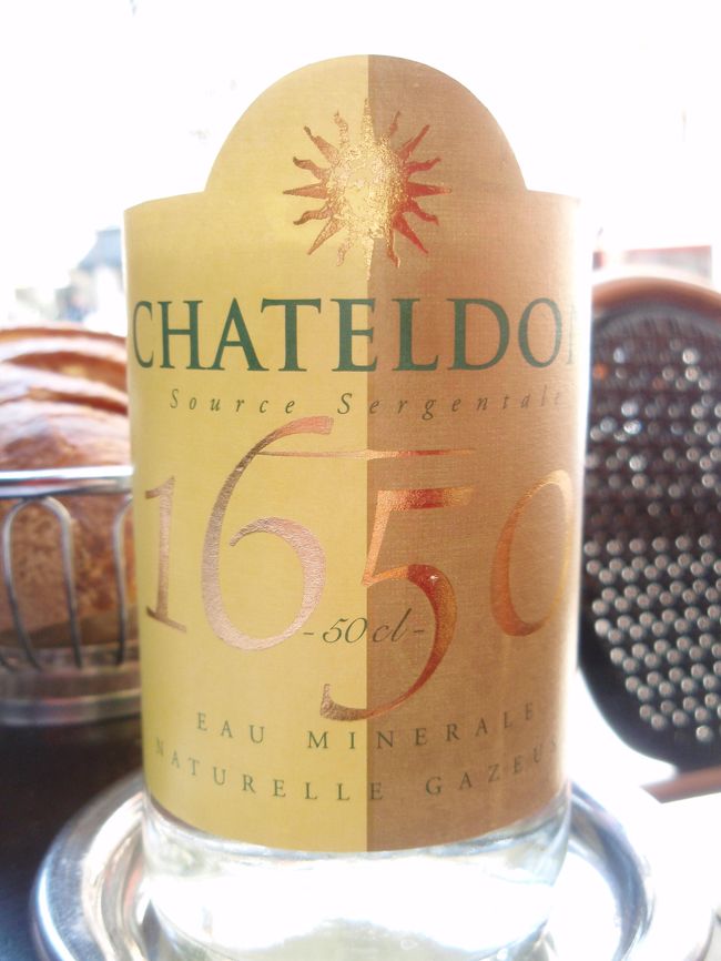 オデオン駅近くのル・コントワールへ。<br />以前担当してくれたウェイターさんが今回も担当に。<br />前よりもハキハキとした対応で<br />素敵なパリジャンに見えた☆<br /><br />飲み物はシャテルドン。<br />バドワのような微炭酸だけど<br />さらに上品な微炭酸でおいしかったです。