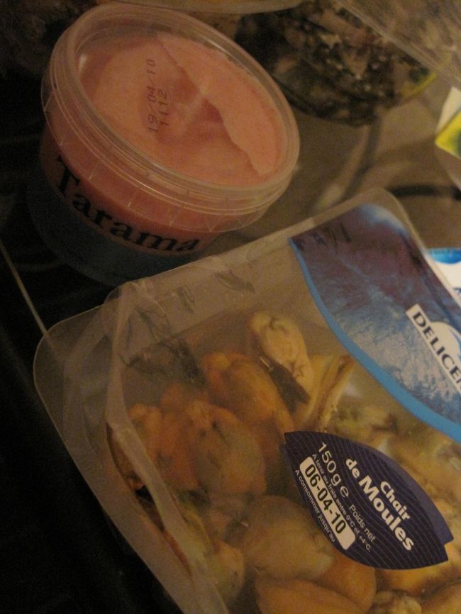 ＴＡＲＡＭＡというたらこのディップ<br /><br />ムール貝につけて食べてみた。