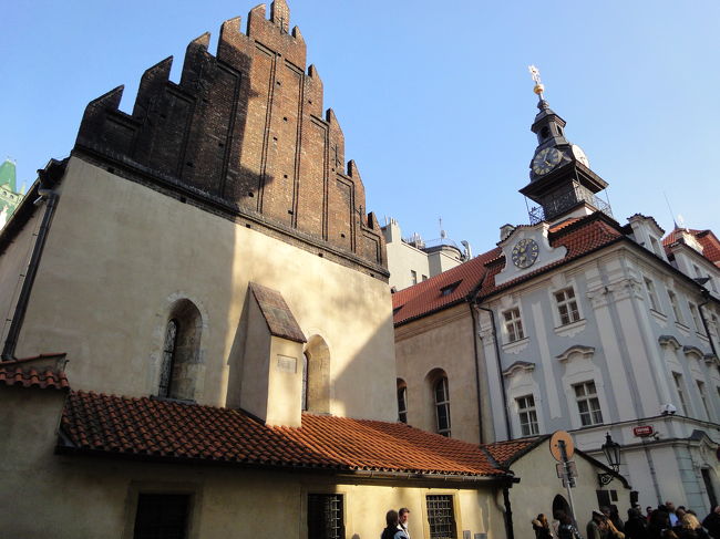 プラハに戻って<br />旧新シナゴーグ