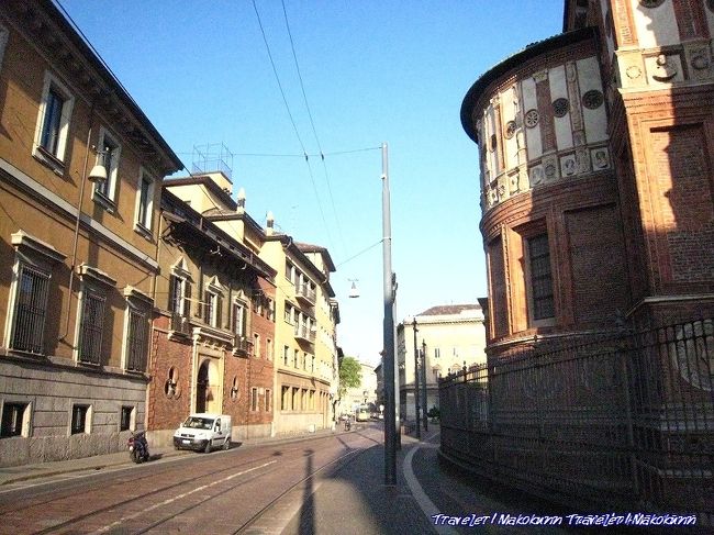 サンタ・マリア・デレ・グラツィエ聖堂修道院を目指して歩いていた時に撮った写真。