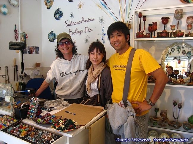 ガラス工房にて。<br />何も買わなかったけど。。。