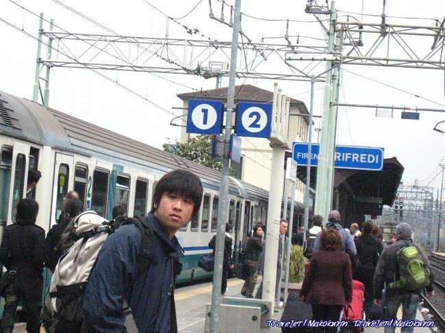 電車でフィレンツェへ。