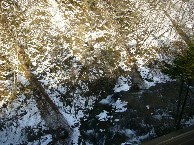 お部屋から見える川です。