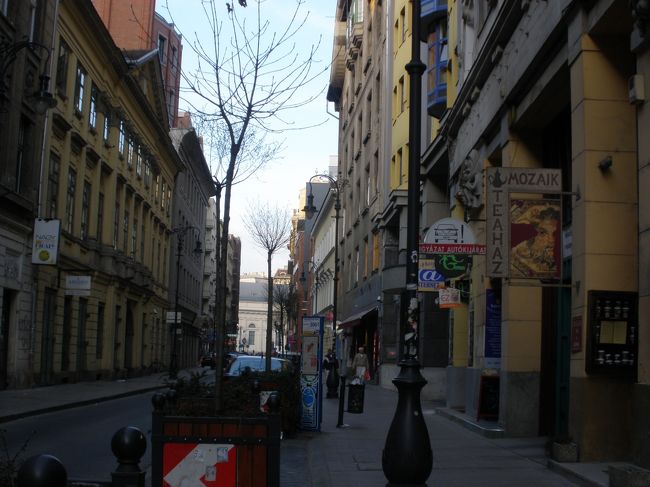 ホテルのある Kiraly 通り