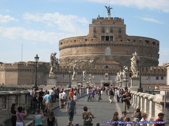 サンタンジェロ城正面から。