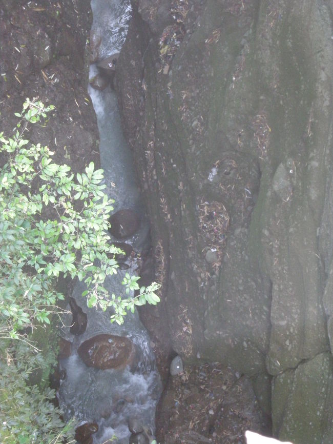 これが川。<br /><br />カルシウムが溶けてるから白いんだって。