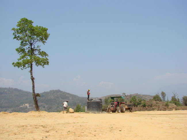 リゾートホテルの建設予定地。