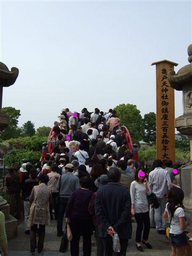 太鼓橋（男橋）<br />鳥居をくぐってすぐの橋。<br /><br />人型の橋みたい^^;<br />進まないので左横にそれて周りました。