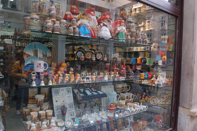 お土産屋<br />マトリョーシカが多い