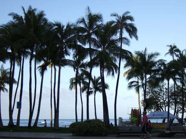 朝。<br />本日の朝食はレナーズのマラサダです。<br /><br />ホテルから徒歩で向かいます！！<br /><br />天気がいいなぁ。。<br />風景の写真だけで何枚撮ったか分かりません。<br />