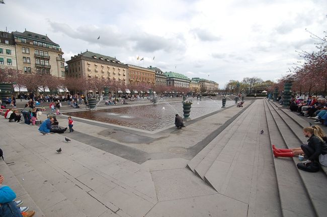 王立公園です<br />多くの人がのんびりくつろいでいました。<br />桜らしき木がたくさん並んでいてもうじき開花な状態でした
