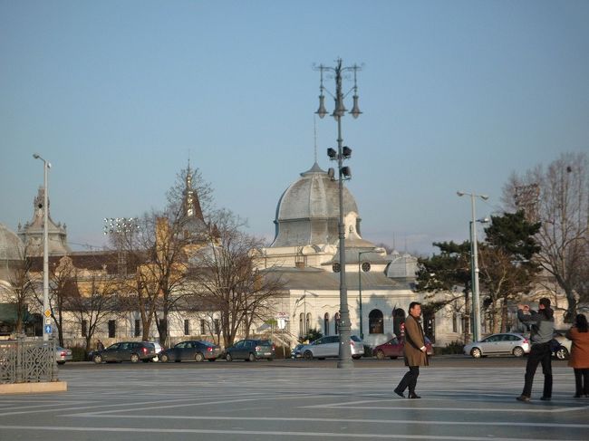 ブダペストの街並み。英雄広場。
