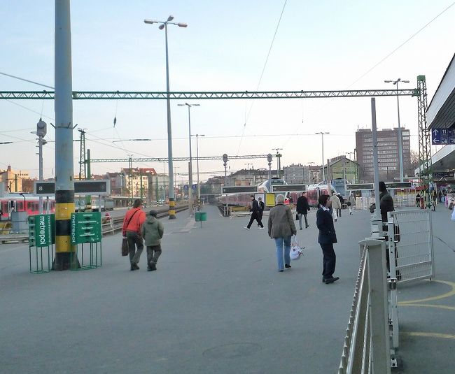 ブダペストの街並み。モスクワ広場。