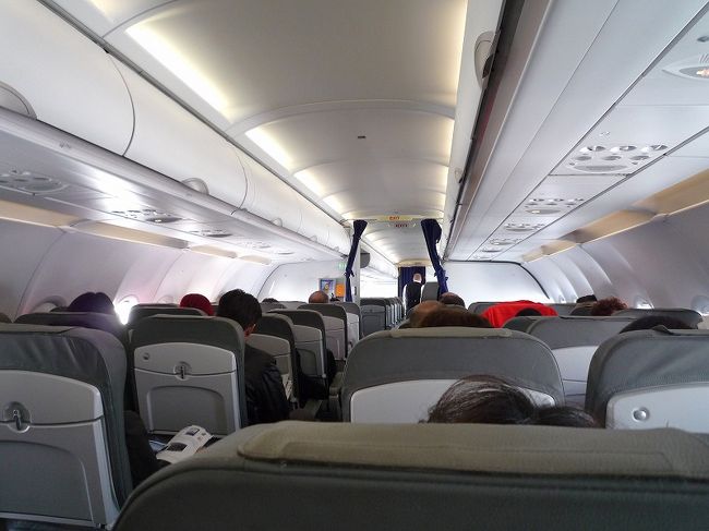 ブダペスト→フランクフルト機内