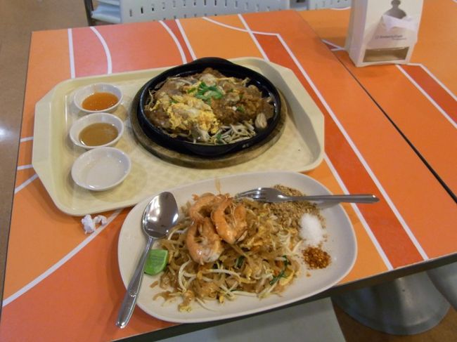 オムレツの鉄板を乗せるためのものでした。<br />今回のオムレツは、残念ながら、小麦粉のかたまりがむちゃむちゃ？していてBadでした。<br />パッタイは普通に美味しいです。