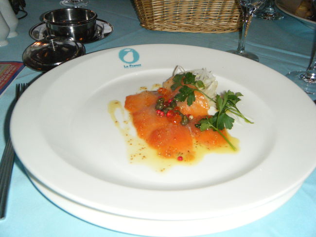 スモークサーモンです。