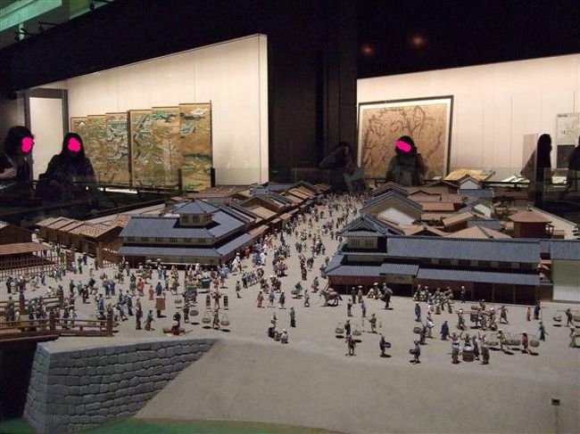 【江戸ゾーン】<br /><br />江戸の町並み　<br />模型