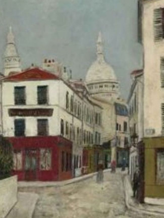 ユトリロが同じ場所に立って描いていたと思うと感慨深いです。