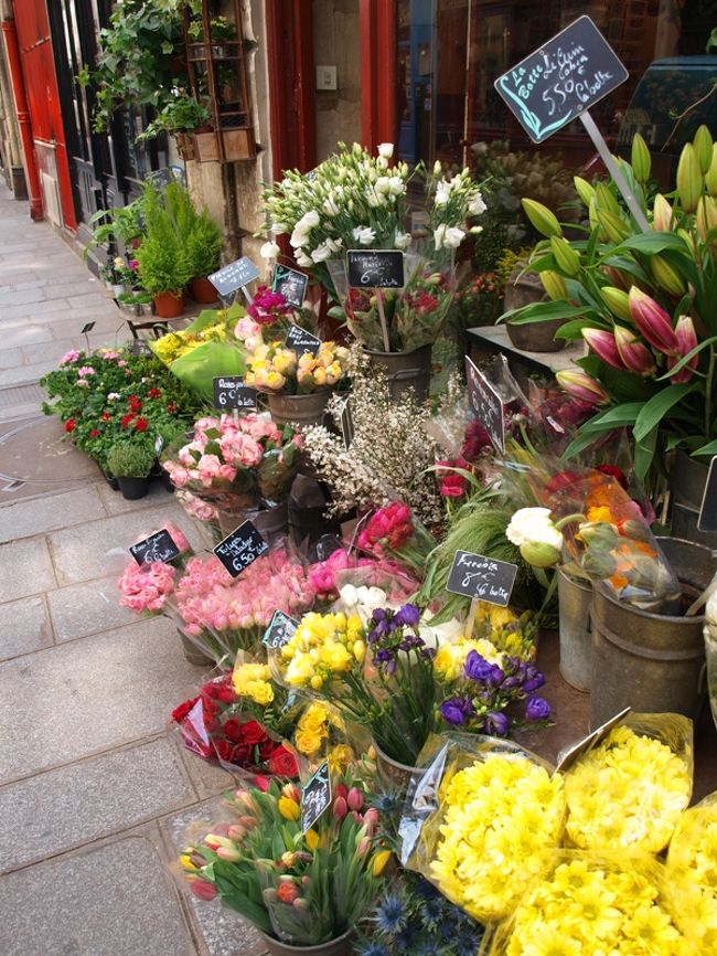 サン・ルイ島の花屋さん