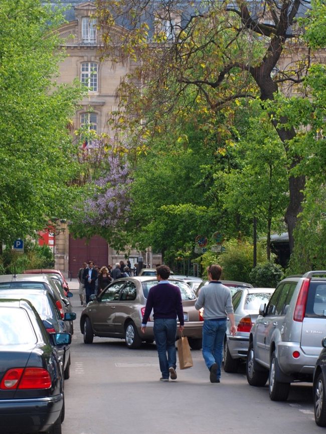 ちょっと暗い気分でコンシェルジュリーから出てくると、花市がありました。こうゆう日常生活を送れる日がいつ来るのか…。