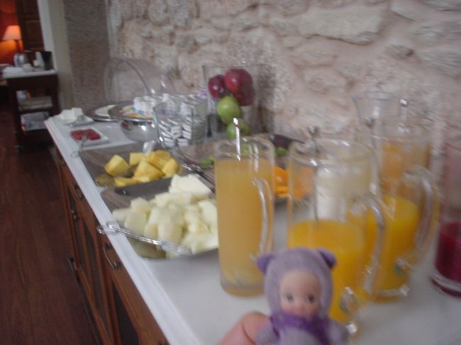 今日も朝のビュッフェでいただきます！