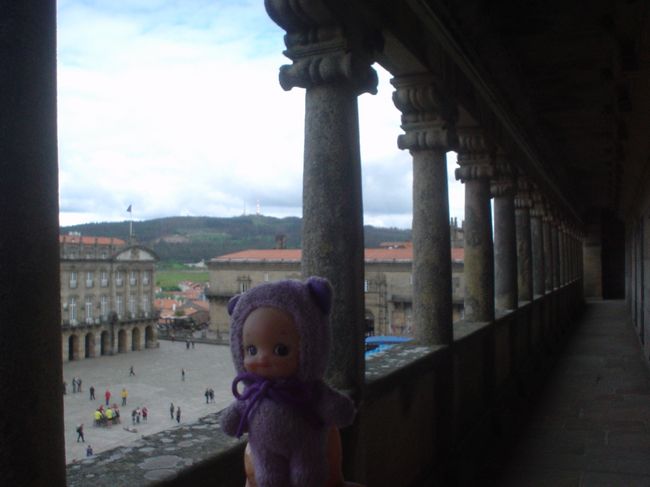 さらにさらに！<br />オブラロイド広場を見下ろすバルコニーにも出られます！