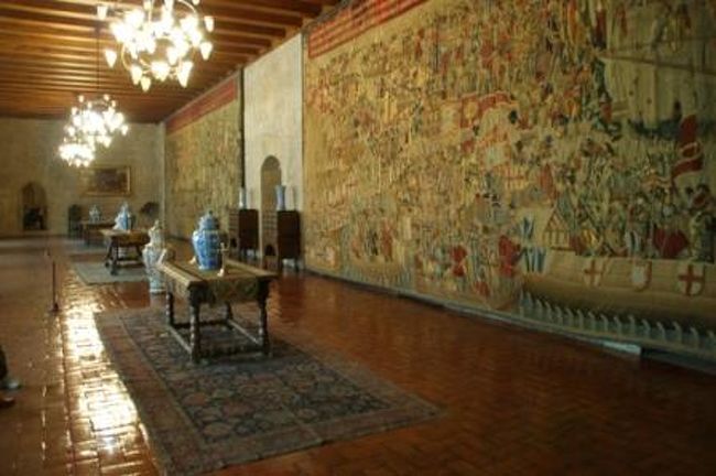 ブラガンサ侯爵館の中です。<br />