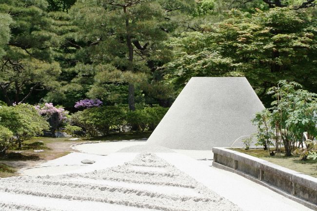 2010春、銀閣寺(2/4)：観音堂、本堂、東求堂、銀沙灘、向月台