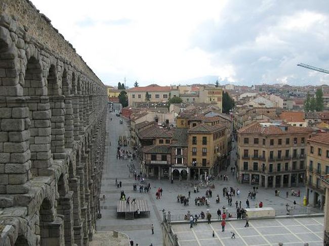 階段を上ったところで。高い！