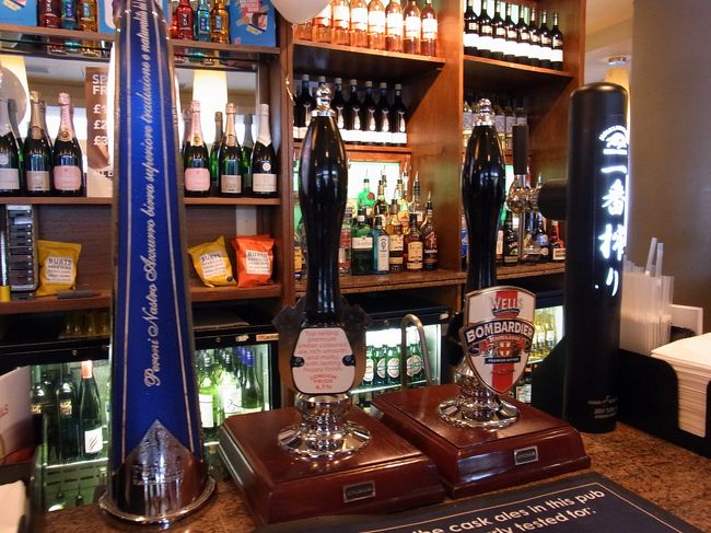 休憩に立ち寄ったPubに一番絞りを発見！！