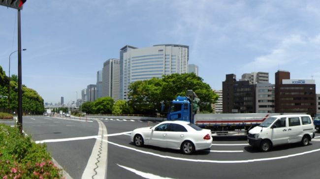 御殿山の交差点。