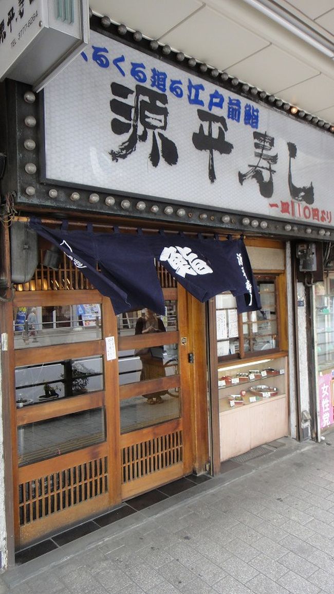 ランチをどこかでと大井町駅周辺をぶらぶらしているとすし屋を発見！