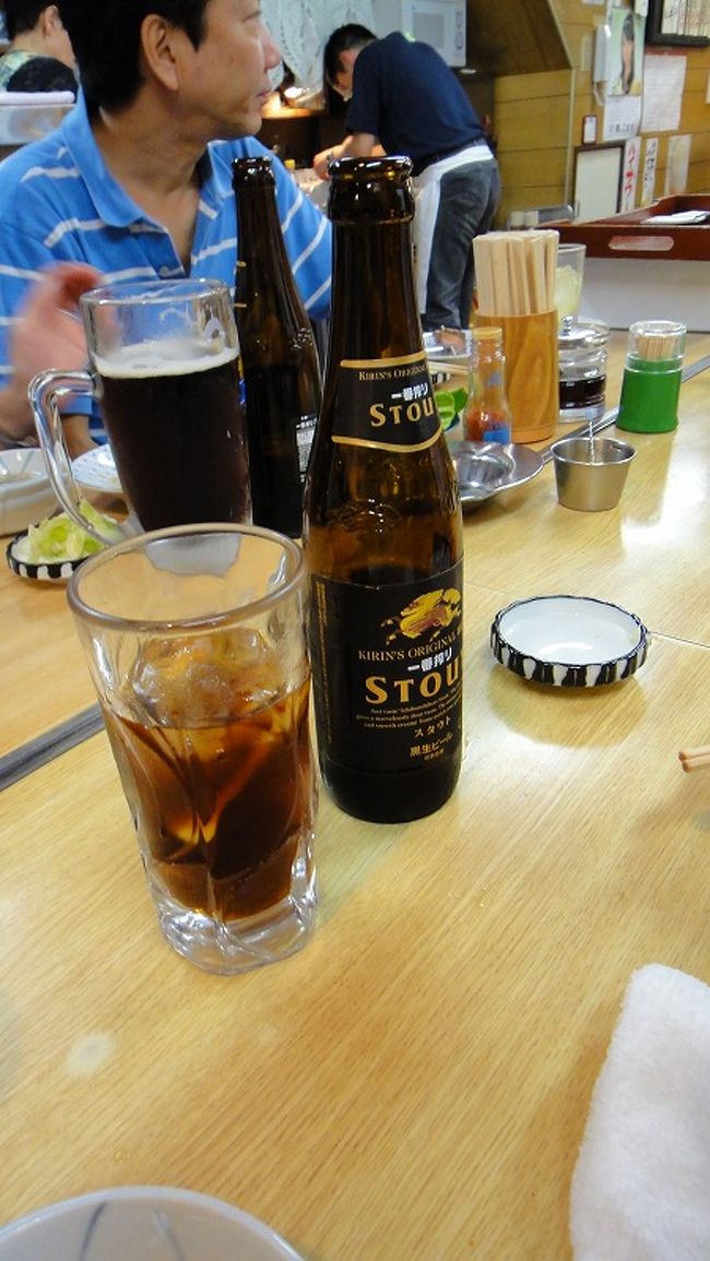 祐天寺店では黒ビールを混ぜて飲むのが通らしいです。<br />さっそく試してみましたが酔うわーコレ。