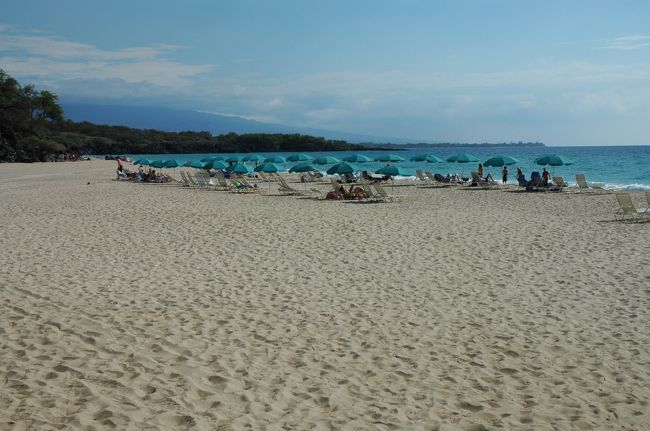 ハプナ・ビーチ。<br />以前の全米一位にもなったビーチ。<br />白い砂が印象的。